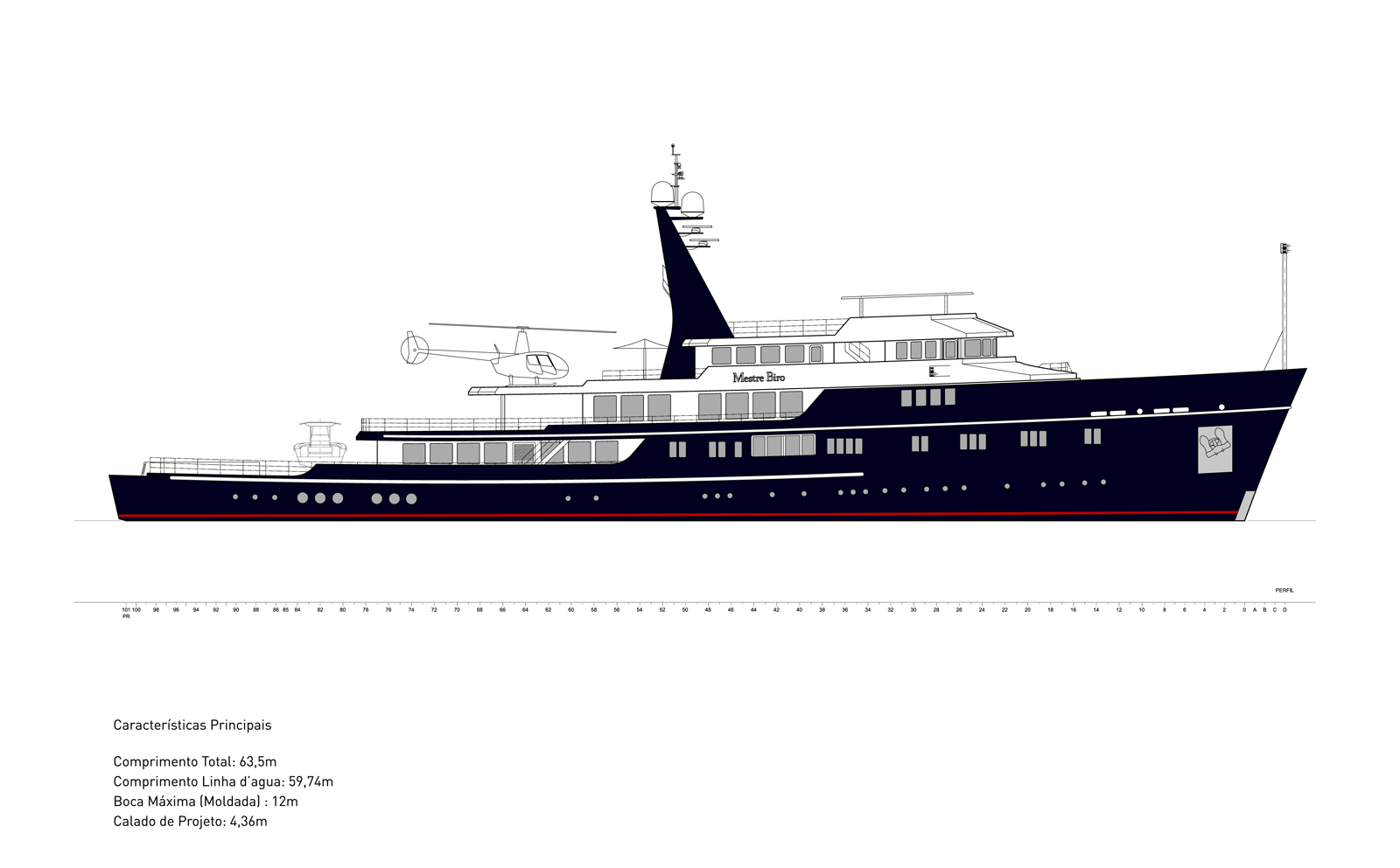 Fernando de Almeida Yacht Design - Mestre Biro - plans1